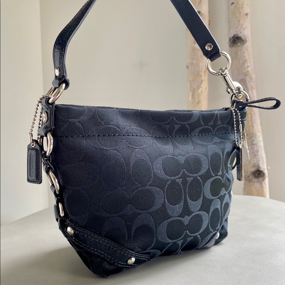 Coach Handbags - NEW COACH Monogram Purse Black